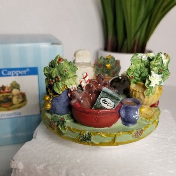 Old Virginia Candle Co. Candle Capper Poinseitta - Picture 2 of 9